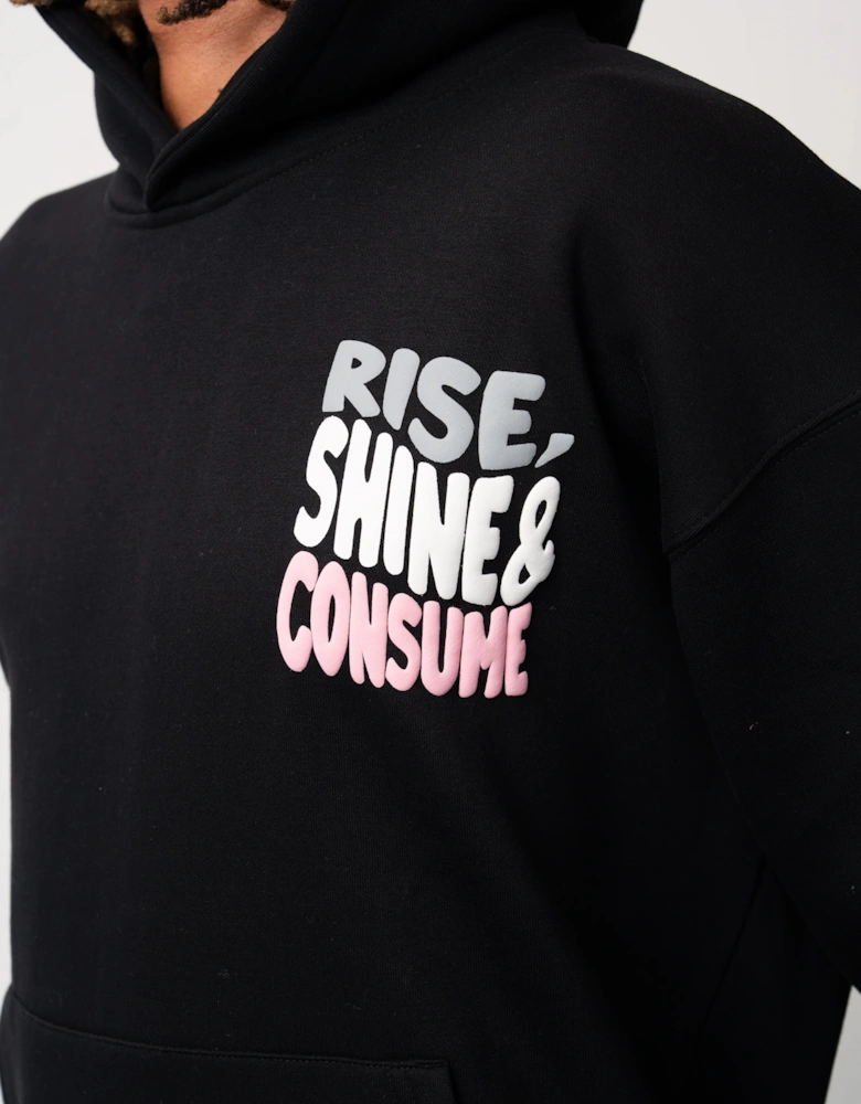 Fresh Flavours Rise Hoodie - Black