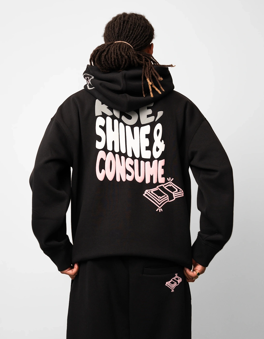 Fresh Flavours Rise Hoodie - Black