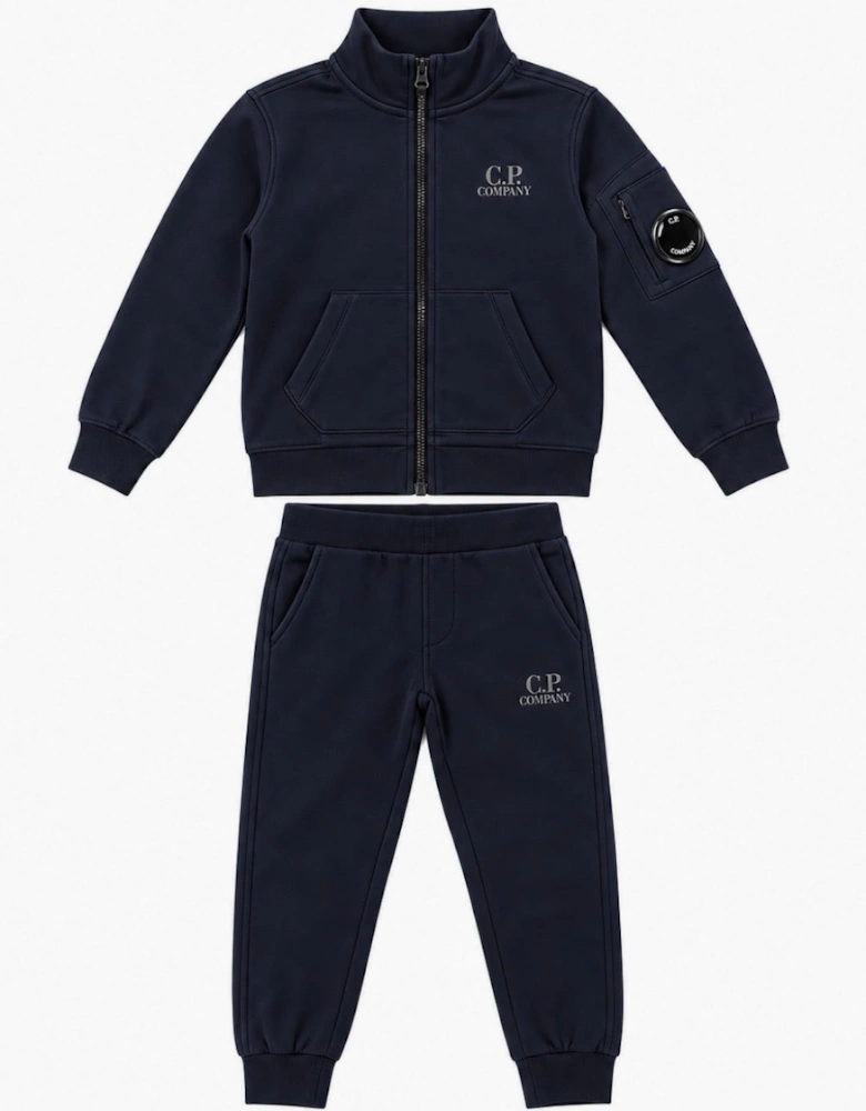 CP COMPANY LENS TRACKSUIT IN NAVY CNK007