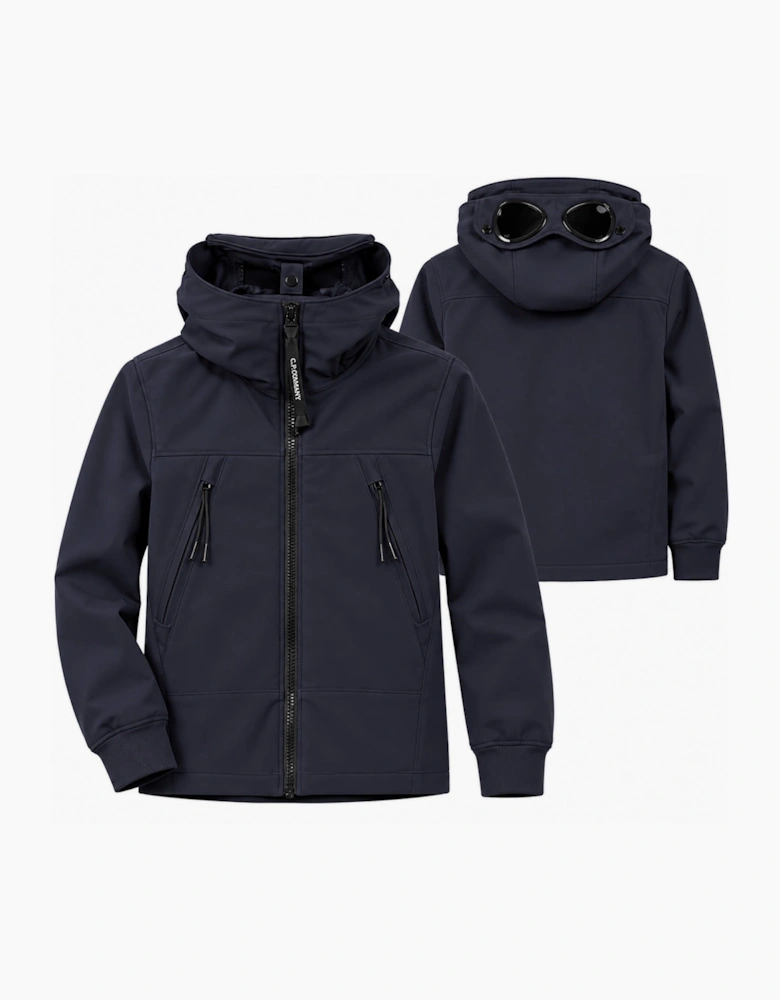 CP COMPANY SOFT SHELL NEOPRENE GOGGLE JACKET CQS002