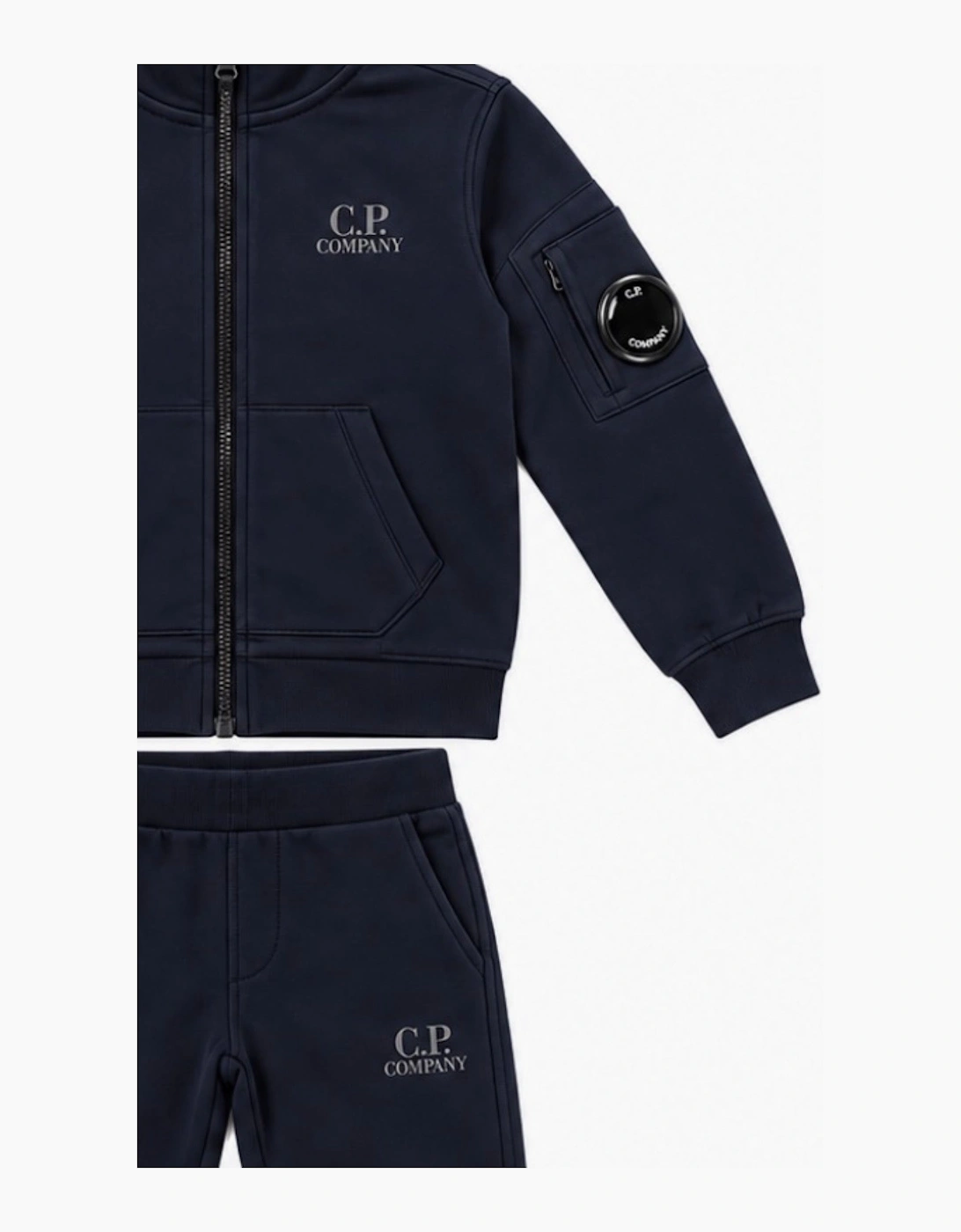 CP COMPANY LENS TRACKSUIT IN NAVY CNK007