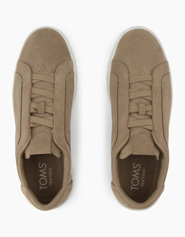 Toms TRVL lite Miles Water Resistant Suede Sneaker Dune