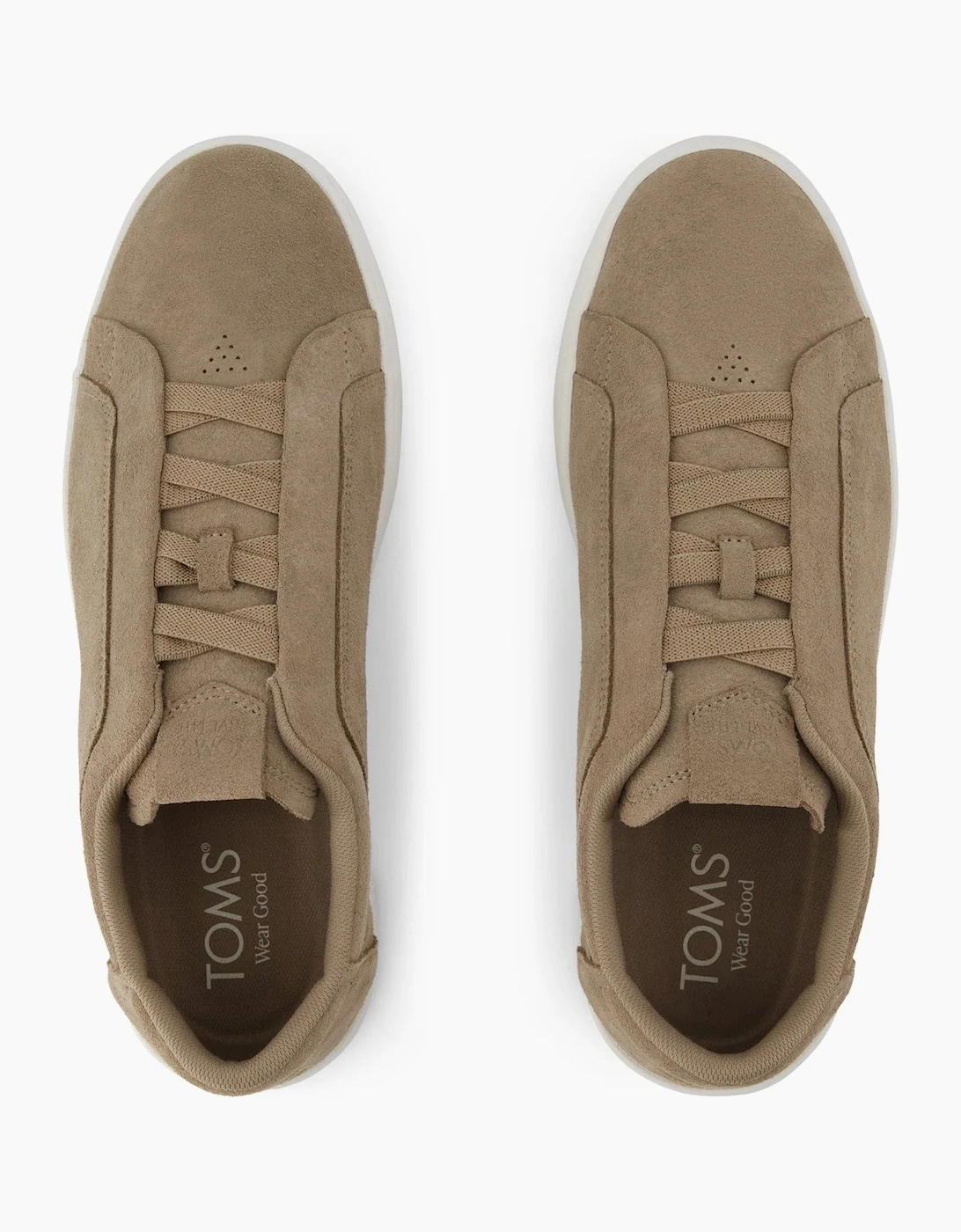 Toms TRVL lite Miles Water Resistant Suede Sneaker Dune
