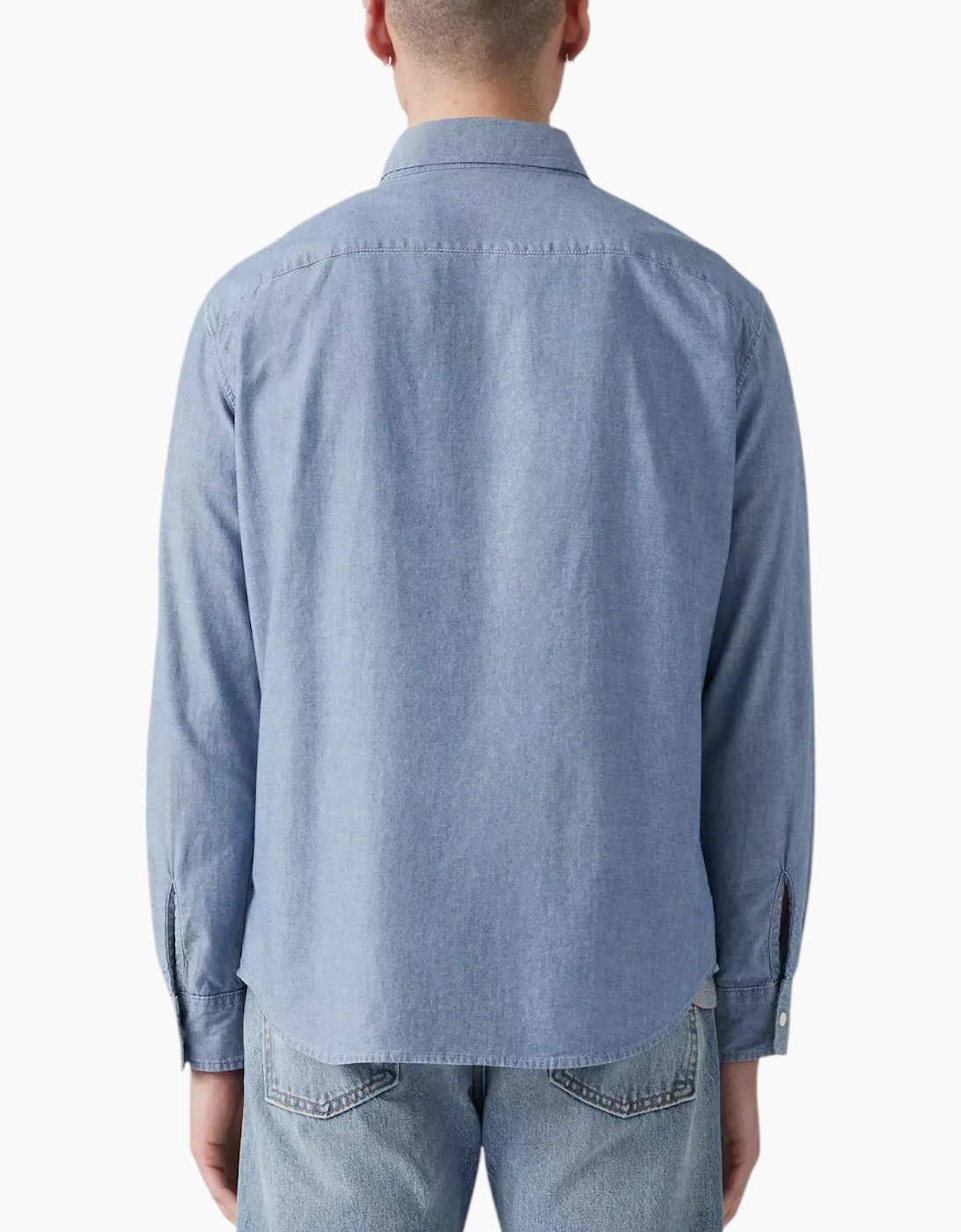 LEVIS Mens Shirts Casual Cotton Plain Summer Shirt