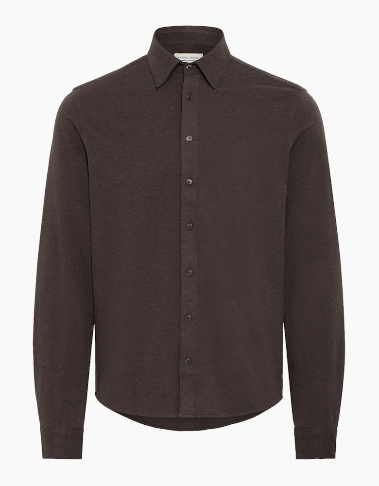 Casual Friday Farkan Stretch Jersey Slim Fit Shirt