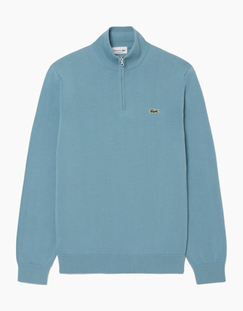 Lacoste AH1980 Quarter Zip Cotton Knit
