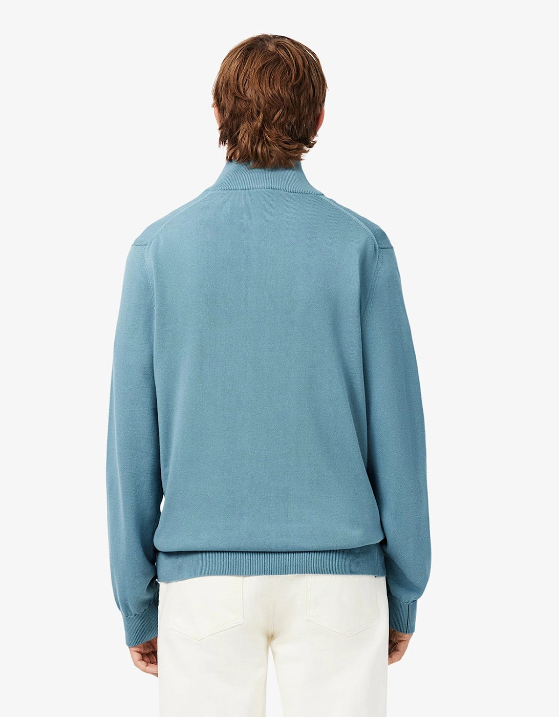 Lacoste AH1980 Quarter Zip Cotton Knit