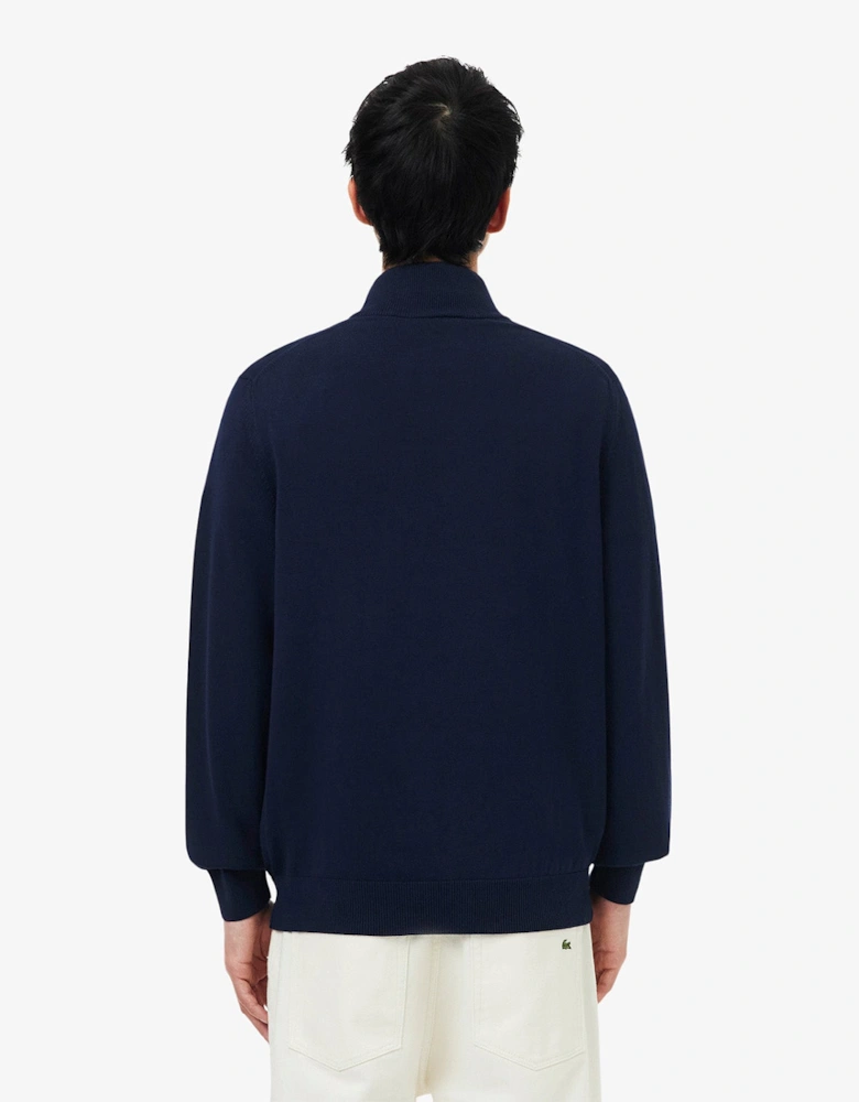 Lacoste AH1980 Quarter Zip Cotton Knit