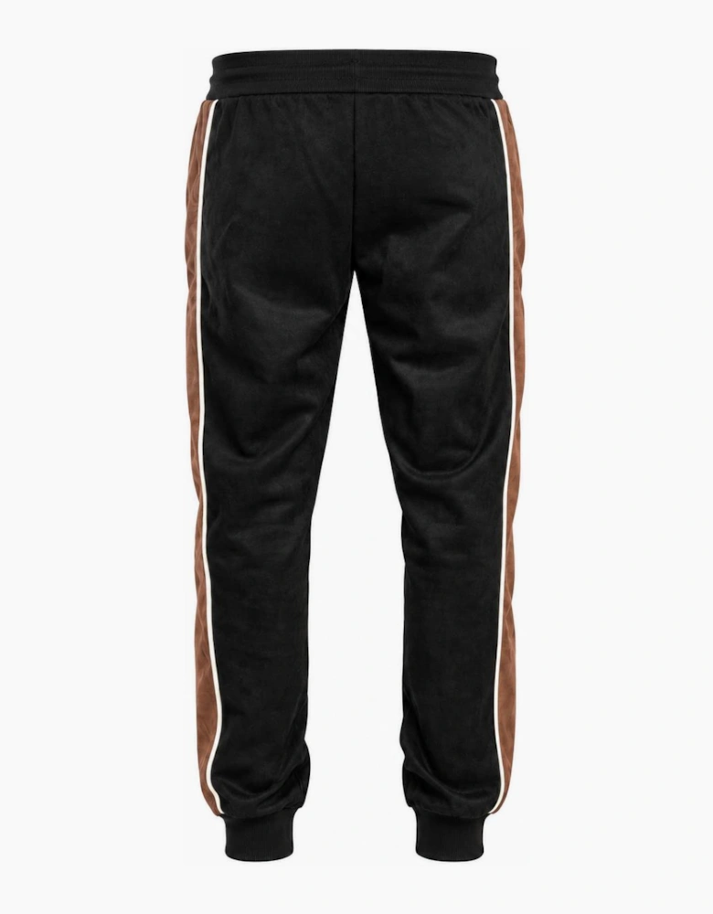 Sergio Tacchini Contrast Suede Track Pant Joggers Black/Potting Soil/Gardenia