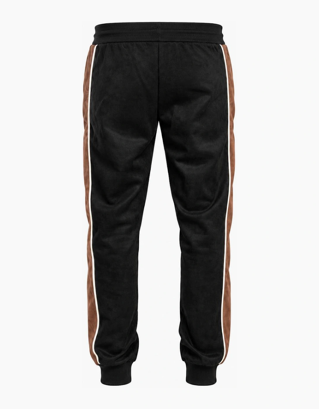 Sergio Tacchini Contrast Suede Track Pant Joggers Black/Potting Soil/Gardenia
