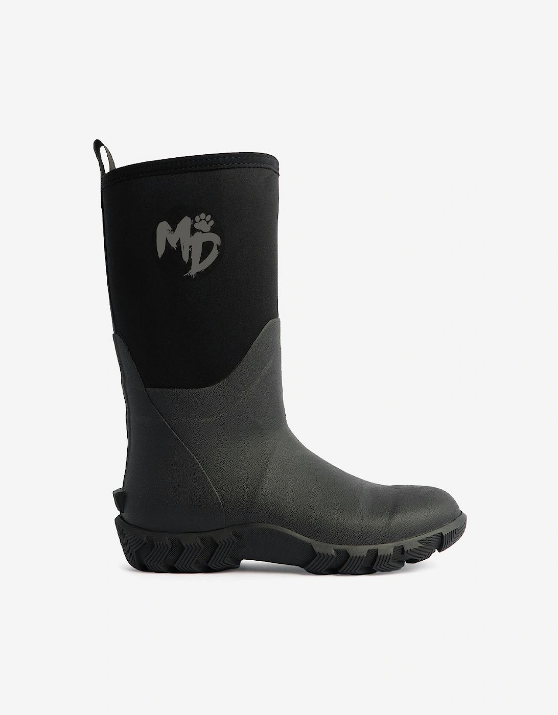 Mud Dogs RUTLAND MID Unisex Neoprene Wellies Black