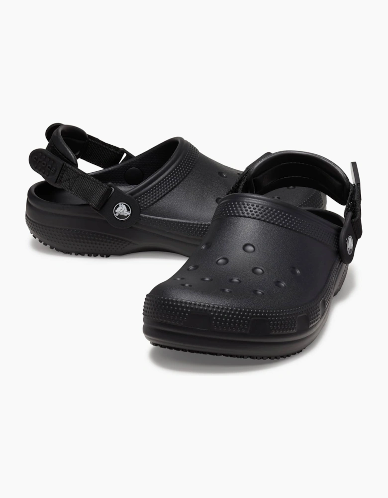 Crocs At Work 209952 Classic Unisex Slip Resistant Work Clogs Black