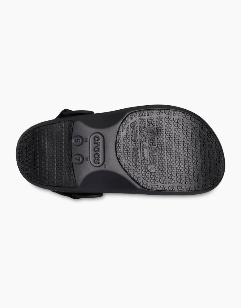 Crocs At Work 209952 Classic Unisex Slip Resistant Work Clogs Black