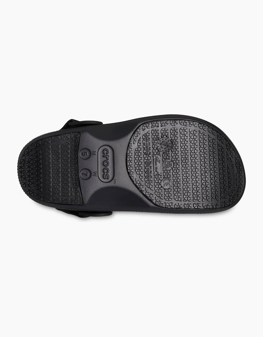 Crocs At Work 209952 Classic Unisex Slip Resistant Work Clogs Black