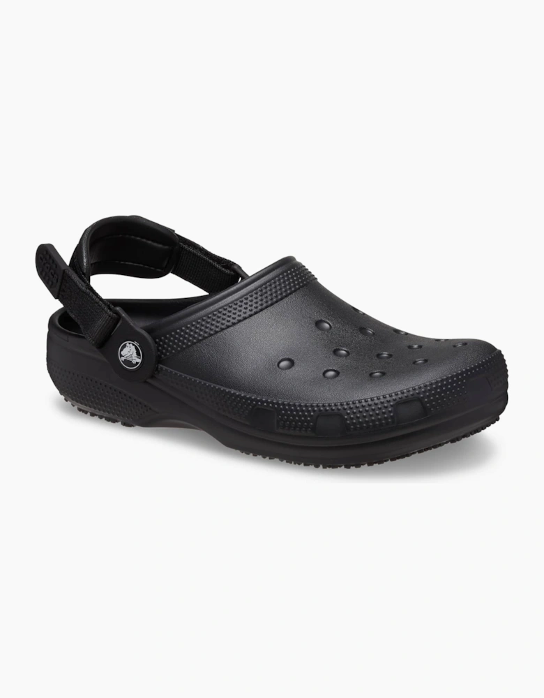 Crocs At Work 209952 Classic Unisex Slip Resistant Work Clogs Black
