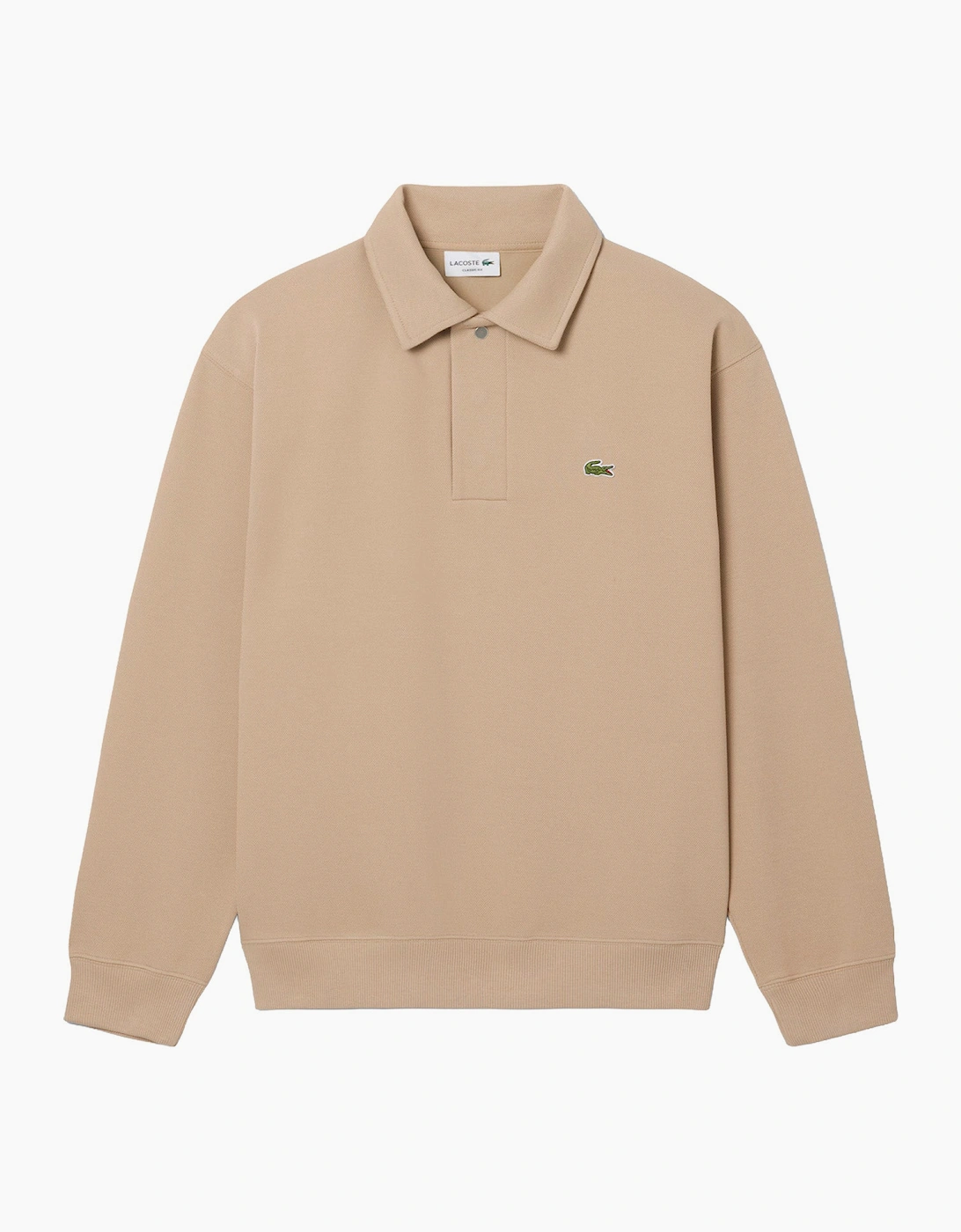 Lacoste SH9450 Polo Collar Piqué Sweatshirt