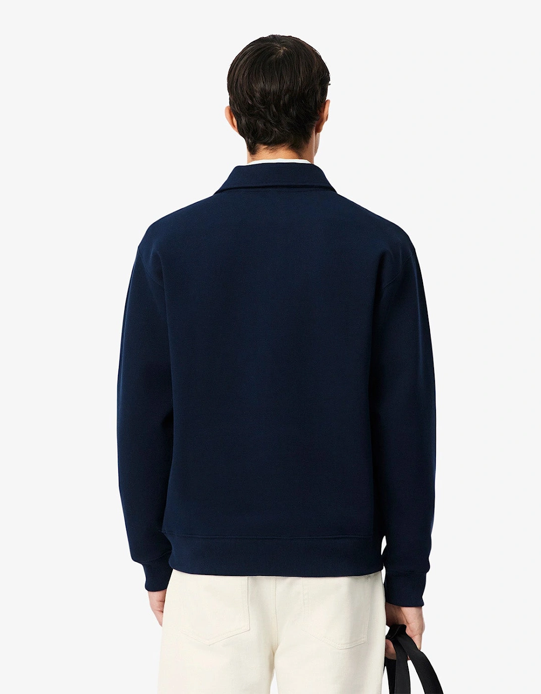 Lacoste SH9450 Polo Collar Piqué Sweatshirt