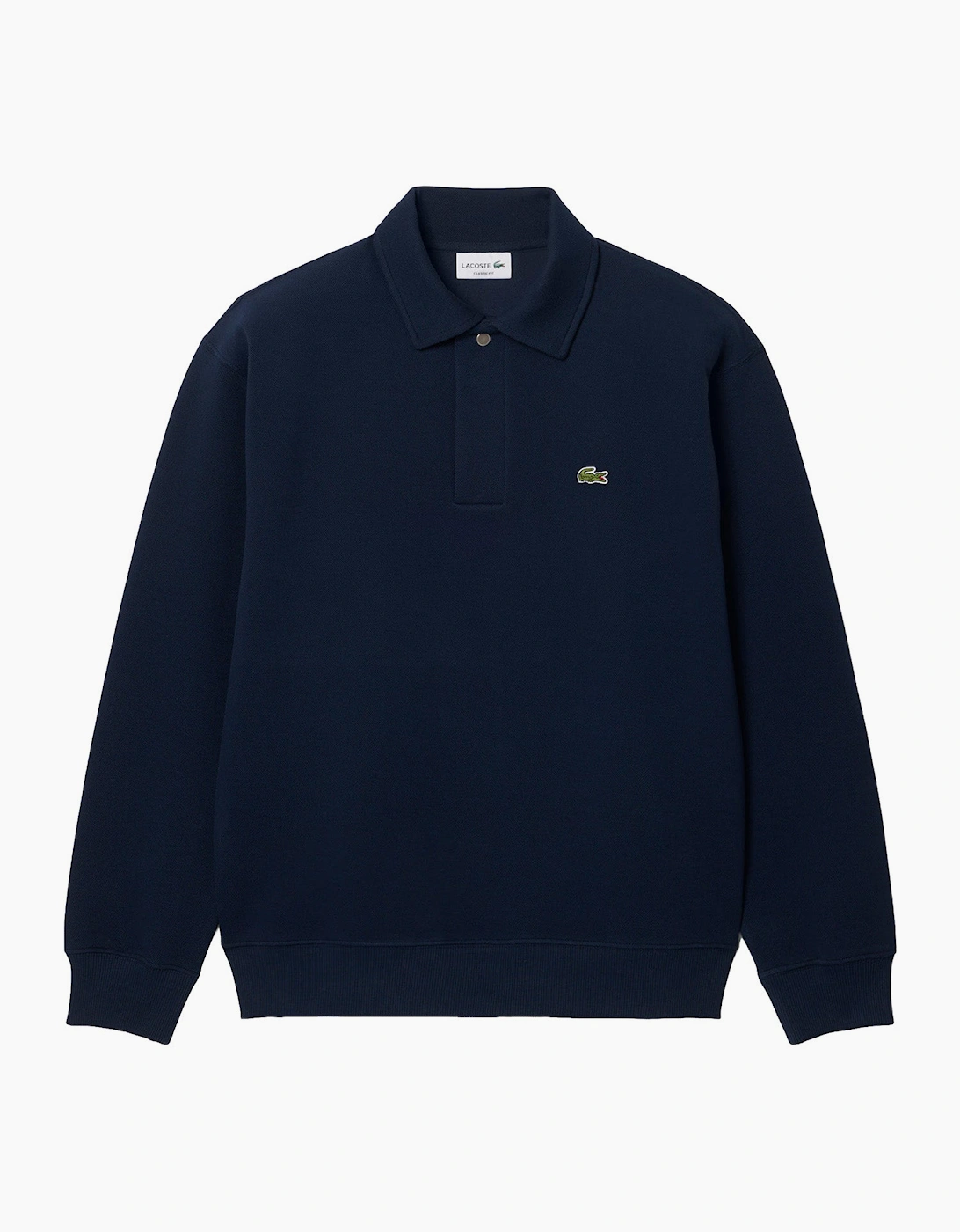 Lacoste SH9450 Polo Collar Piqué Sweatshirt