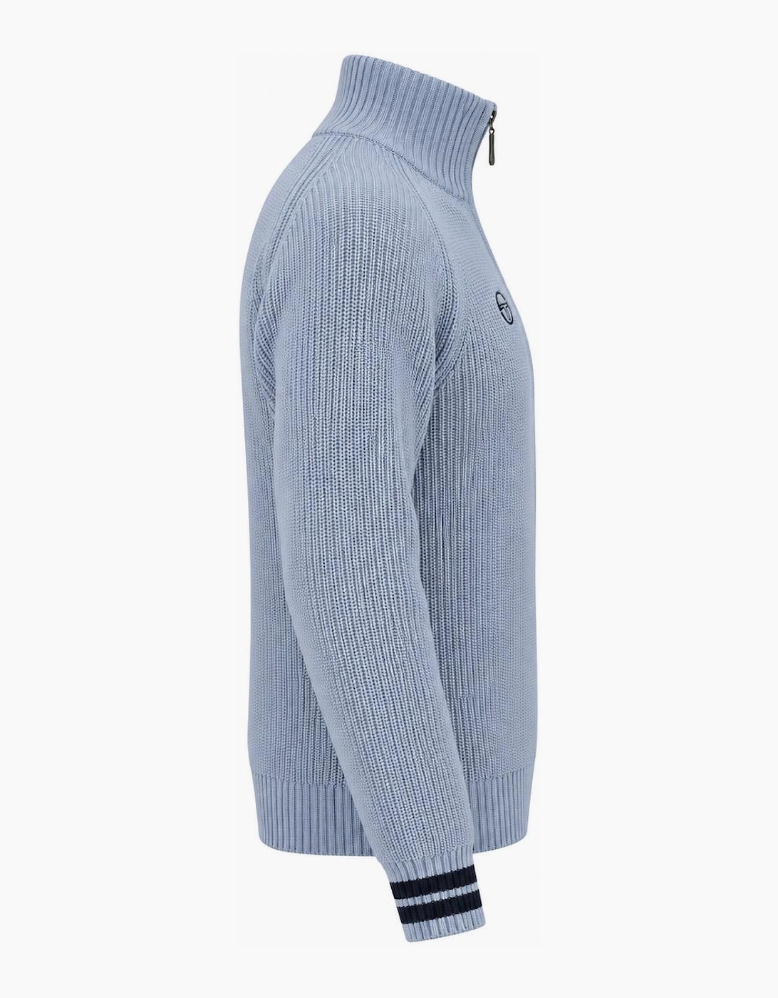 Sergio Tacchini Toledo 1/4 Zip Knitted Jumper Country Blue/Maritime Blue