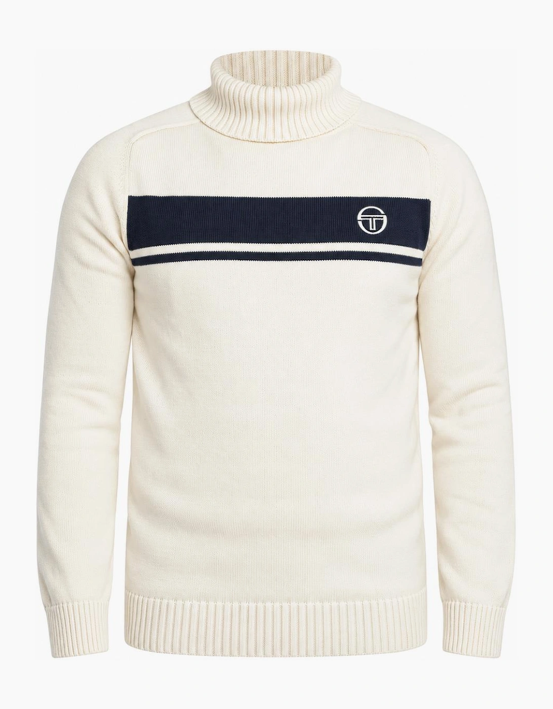 Sergio Tacchini Men's Gardebua/Maritime Blue Damarindo Turtle Neck Jumper - Image 4