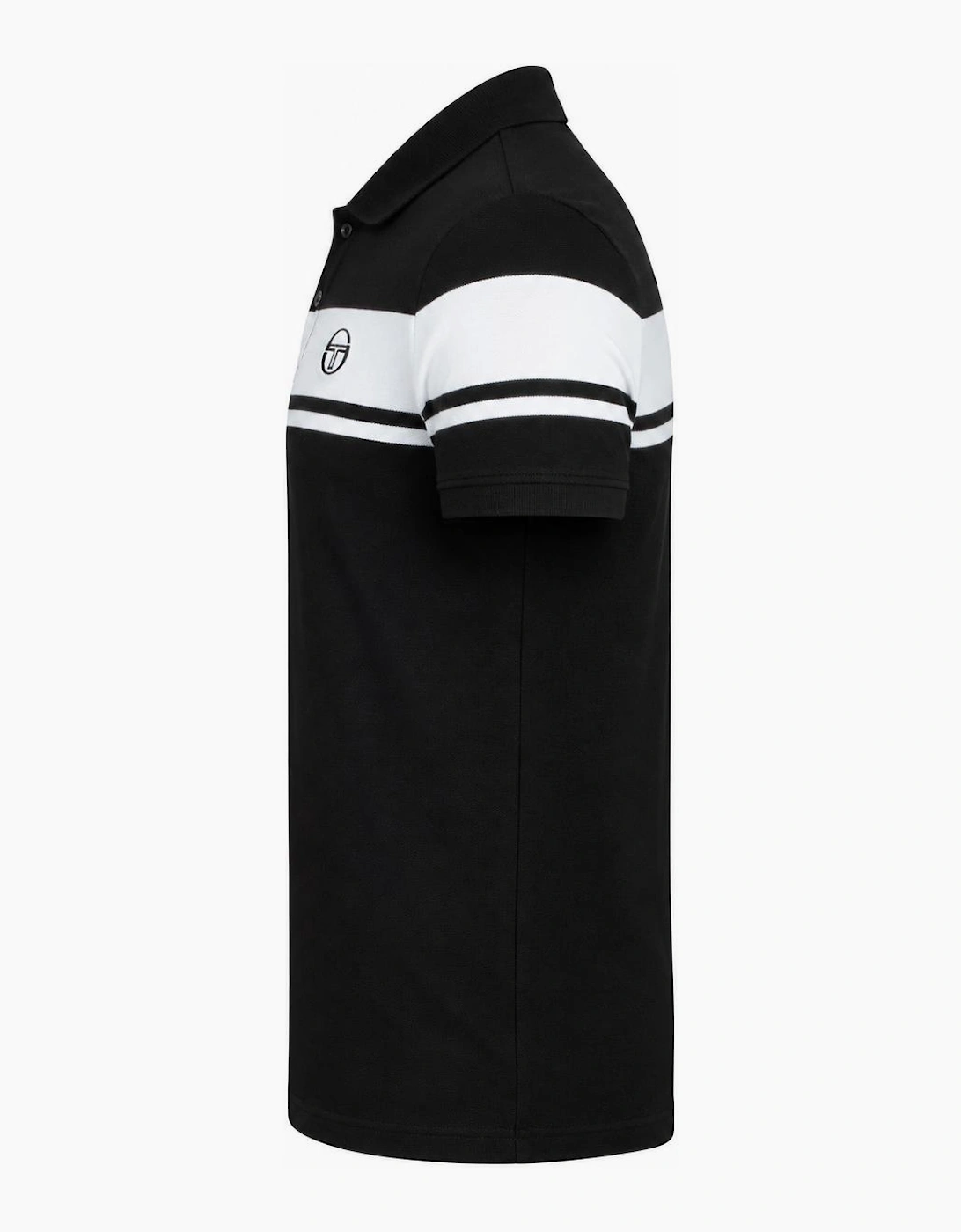 Sergio Tacchini Young Line Polo Shirt Black/White
