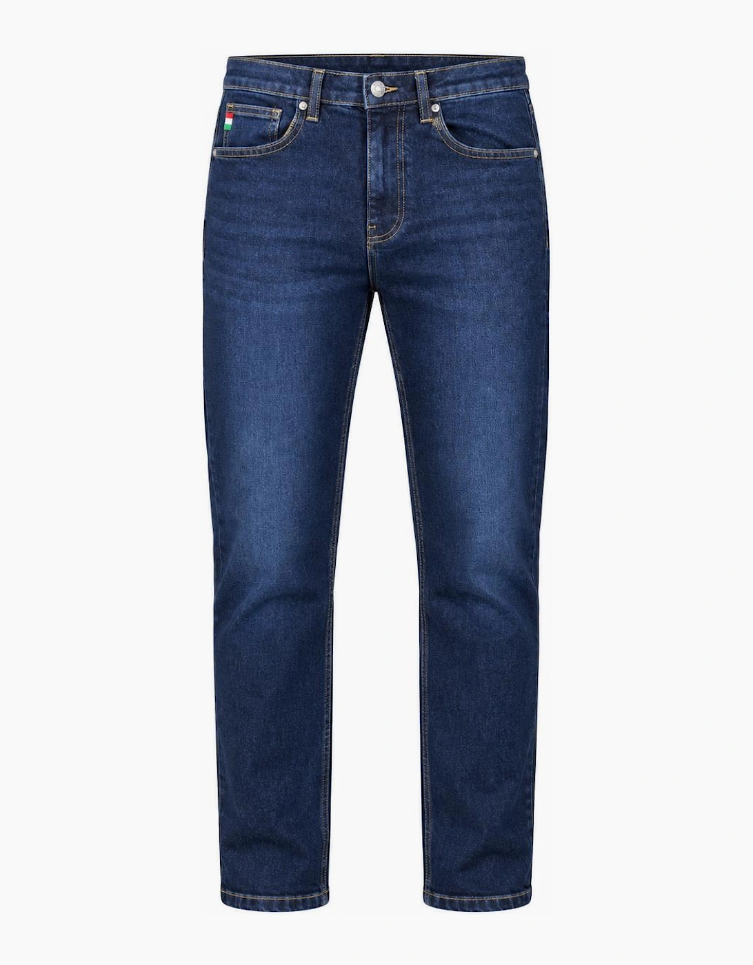 Sergio Tacchini Forza Straight Fit Jeans Indigo Wash