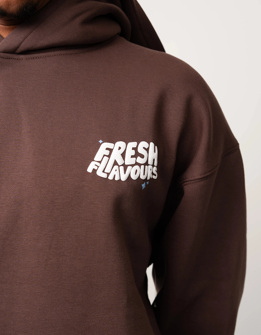 Fresh Flavours Logo Hoodie - Brown