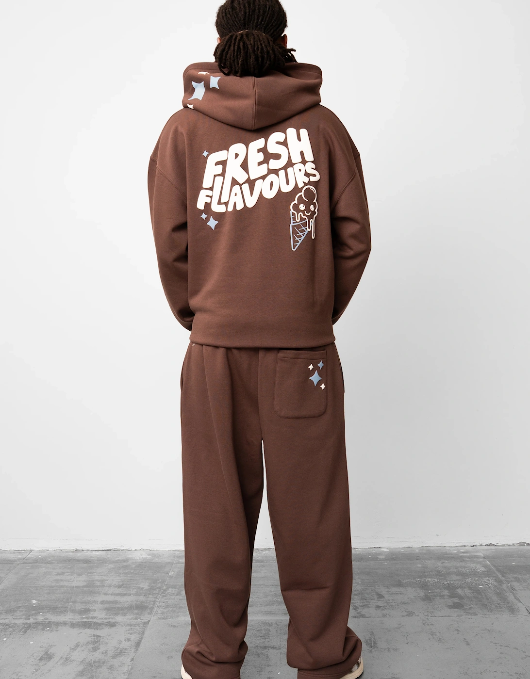Fresh Flavours Logo Joggers - Brown