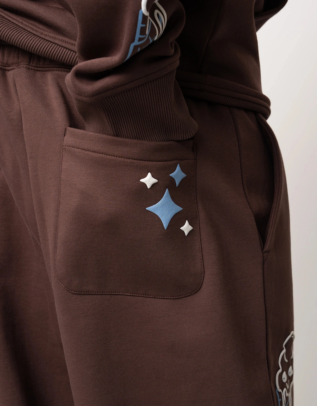 Fresh Flavours Logo Joggers - Brown