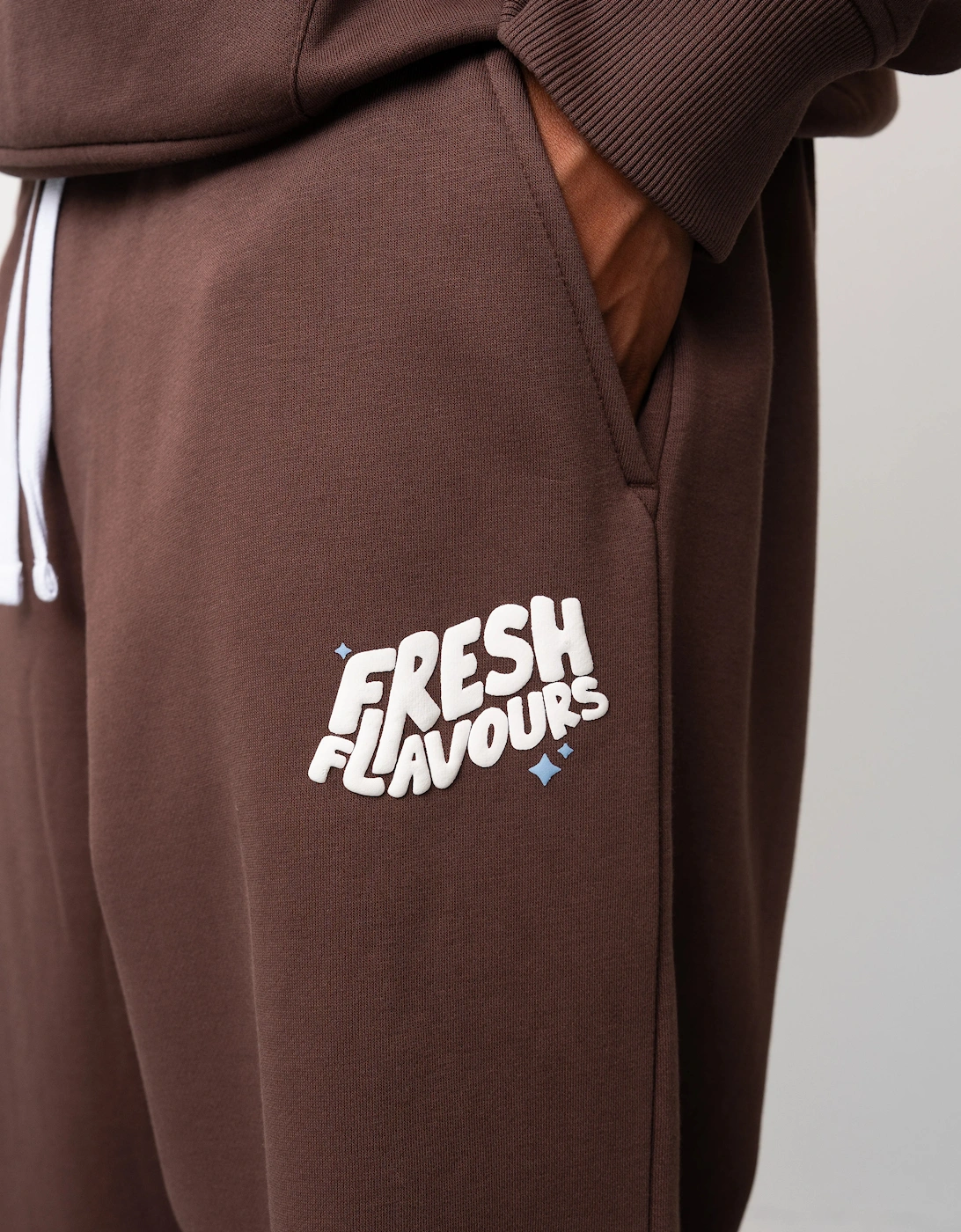 Fresh Flavours Logo Joggers - Brown