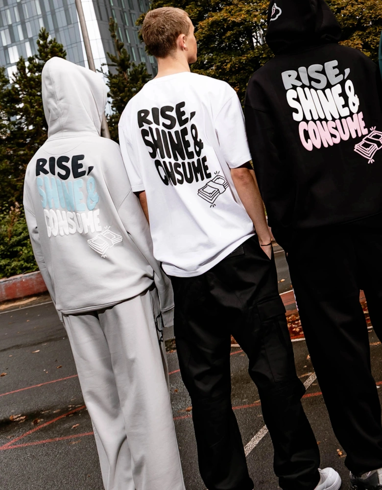 Fresh Flavours Rise Hoodie - Light Grey