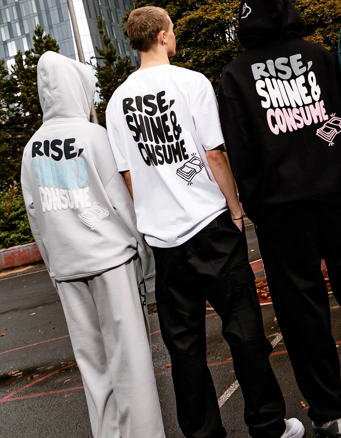 Fresh Flavours Rise Hoodie - Light Grey