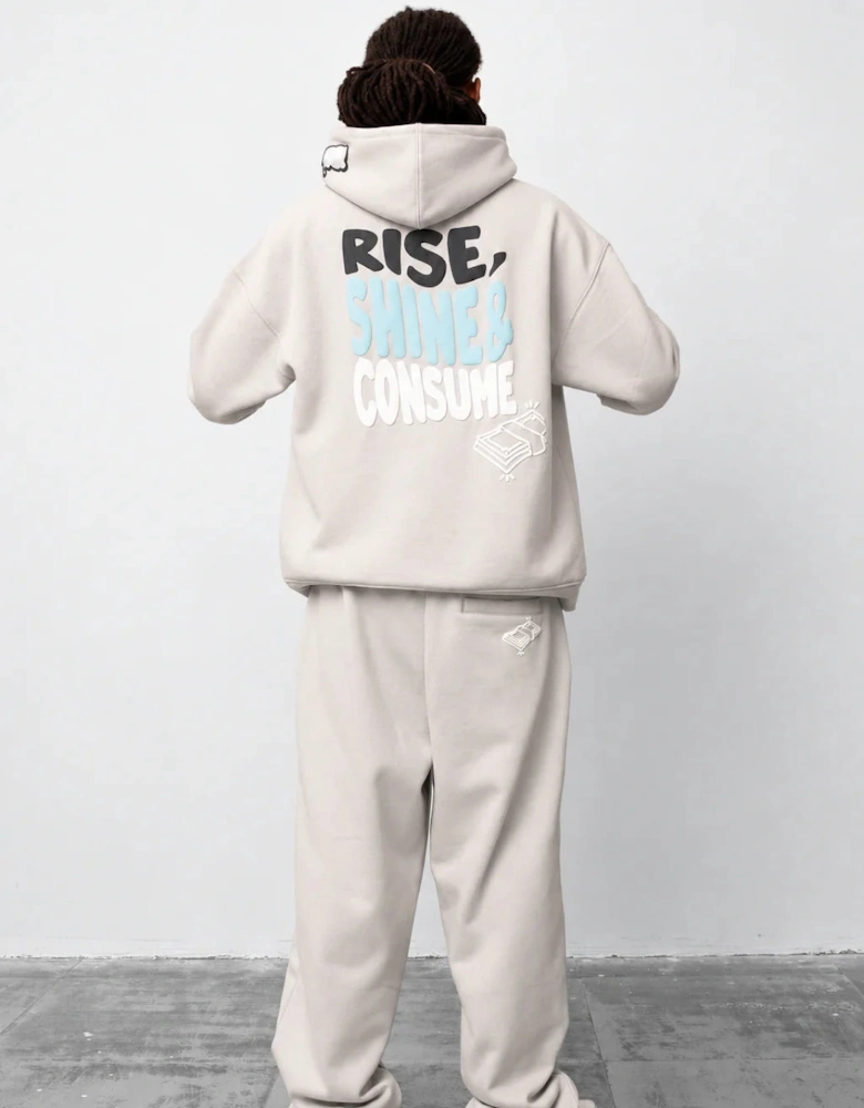 Fresh Flavours Rise Hoodie - Light Grey