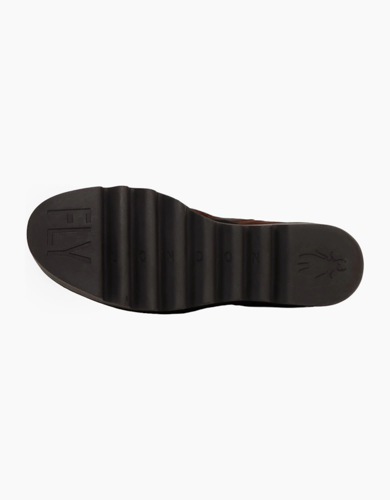 Birr Womens Wedge Heel Boots