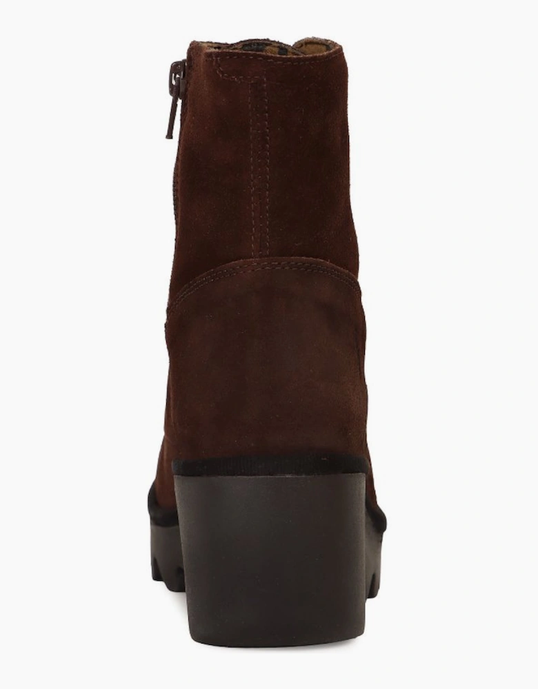 Birr Womens Wedge Heel Boots