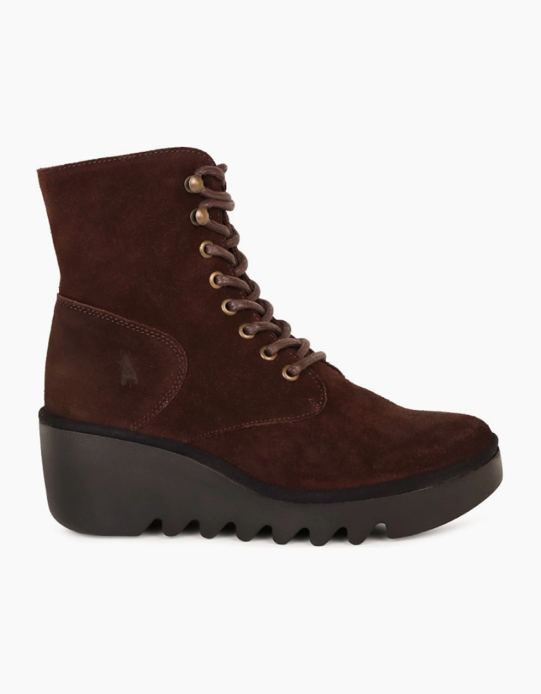 Birr Womens Wedge Heel Boots