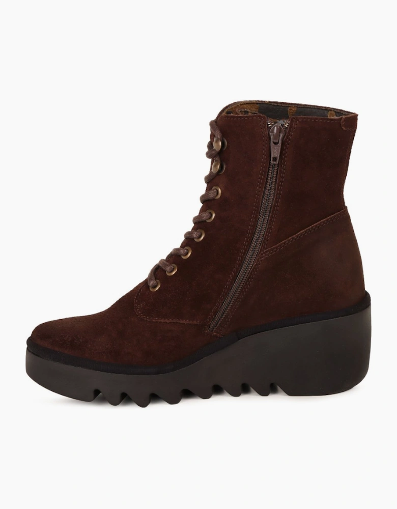 Birr Womens Wedge Heel Boots
