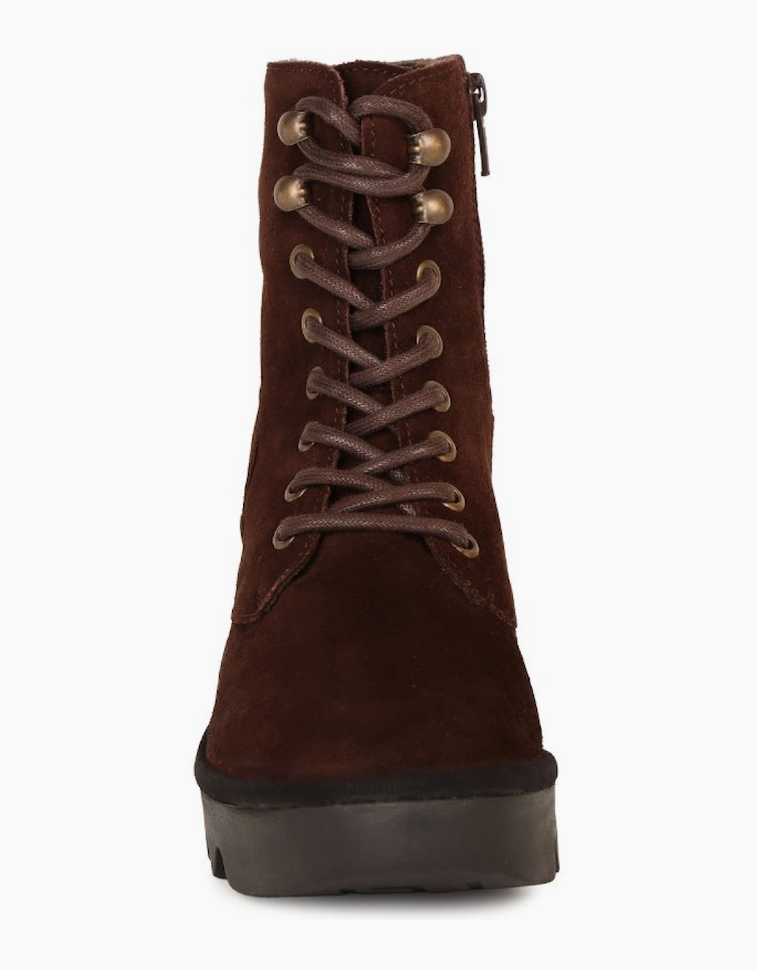 Birr Womens Wedge Heel Boots