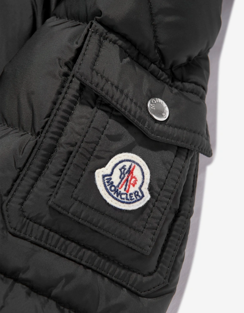 Moncler Enfant Boys Down Padded New Byronf Jacket in Black