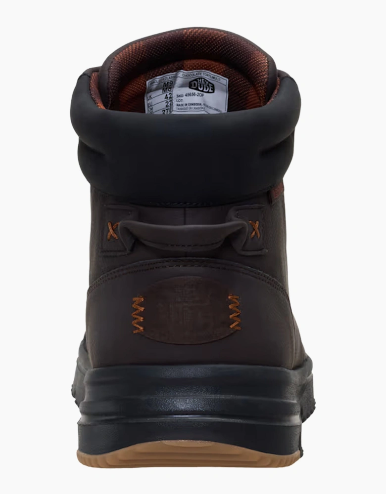 Hey Dude Bradley II Classic Boot Easy On System Chocolate Torte/Multi
