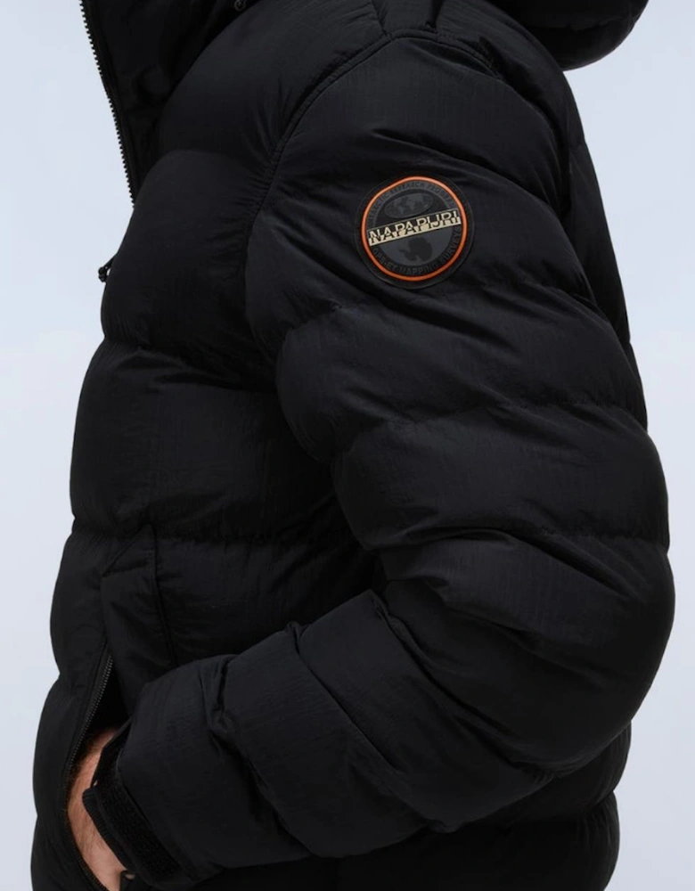 Terez Black Matte Puffer Jacket
