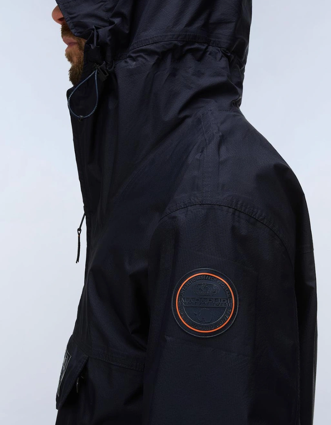 Unisex Anorak Navy Pullover Jacket