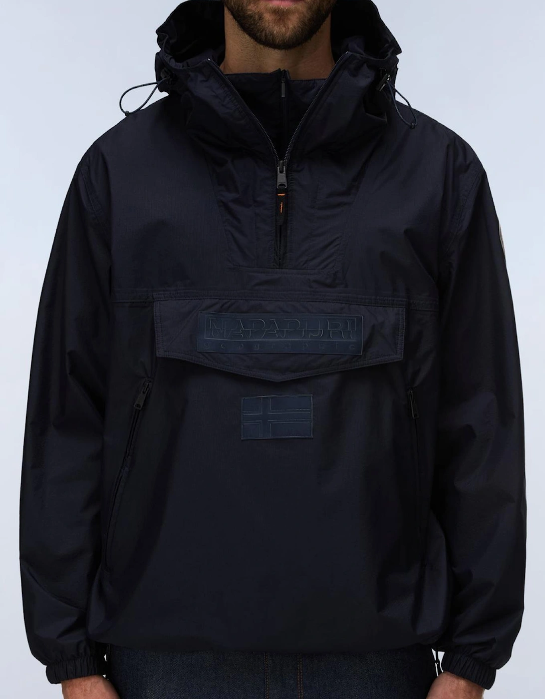 Unisex Anorak Navy Pullover Jacket