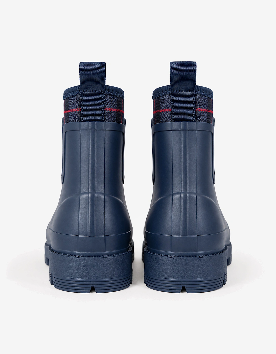 Mud Dogs BROOKE Womens Ankle Neoprene Wellies Blue Check