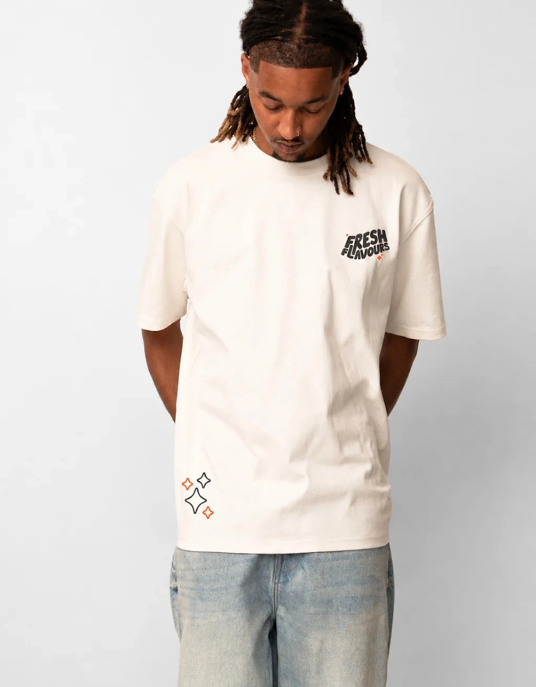 Fresh Flavours Deli Club T-Shirt - Ecru