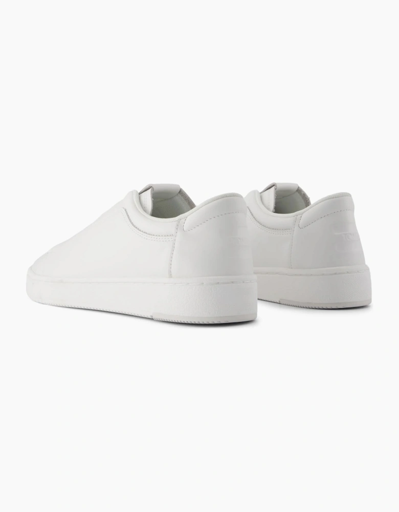 Toms TRVL Lite Miles Slip On Leather Sneaker WHITE