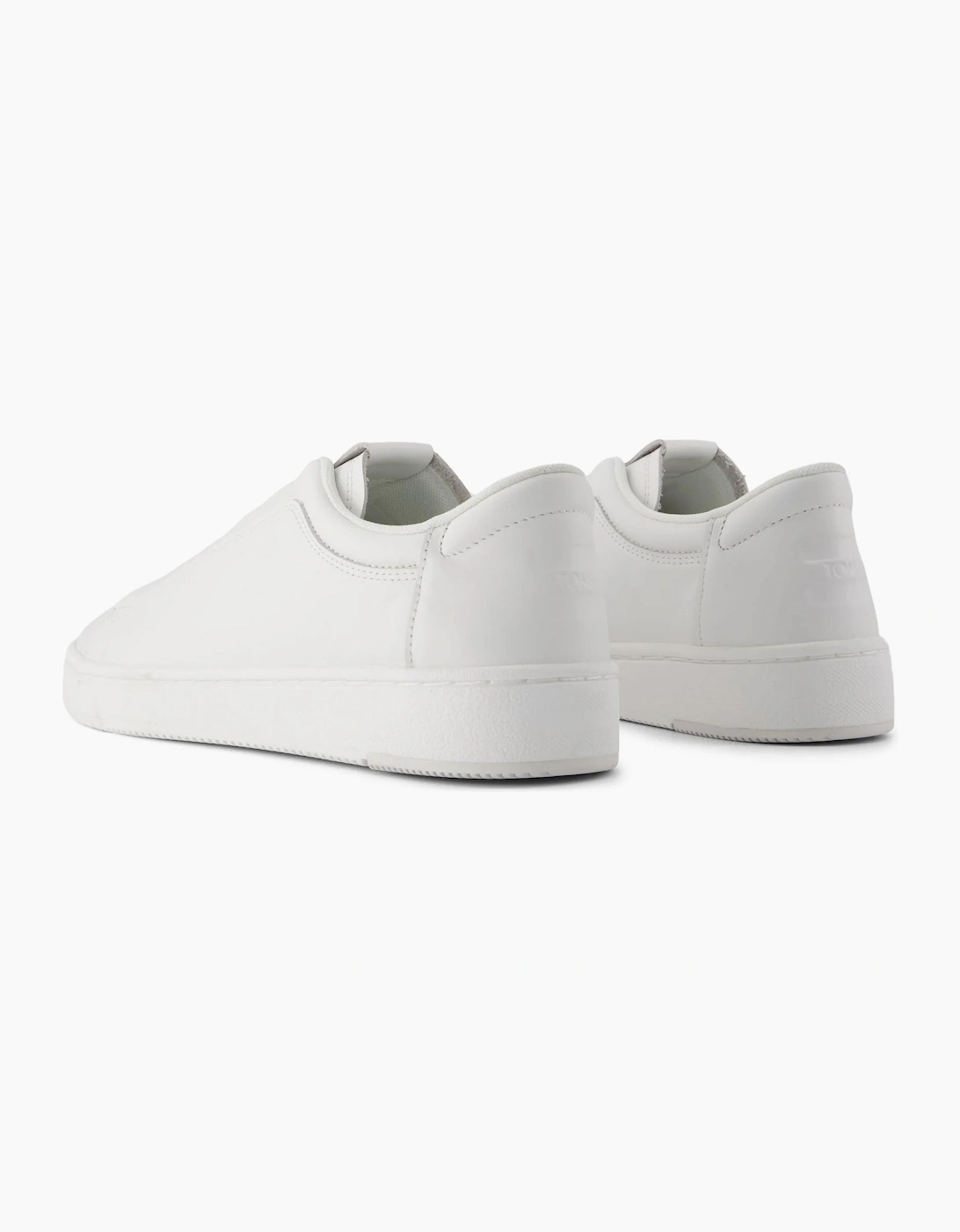 Toms TRVL Lite Miles Slip On Leather Sneaker WHITE