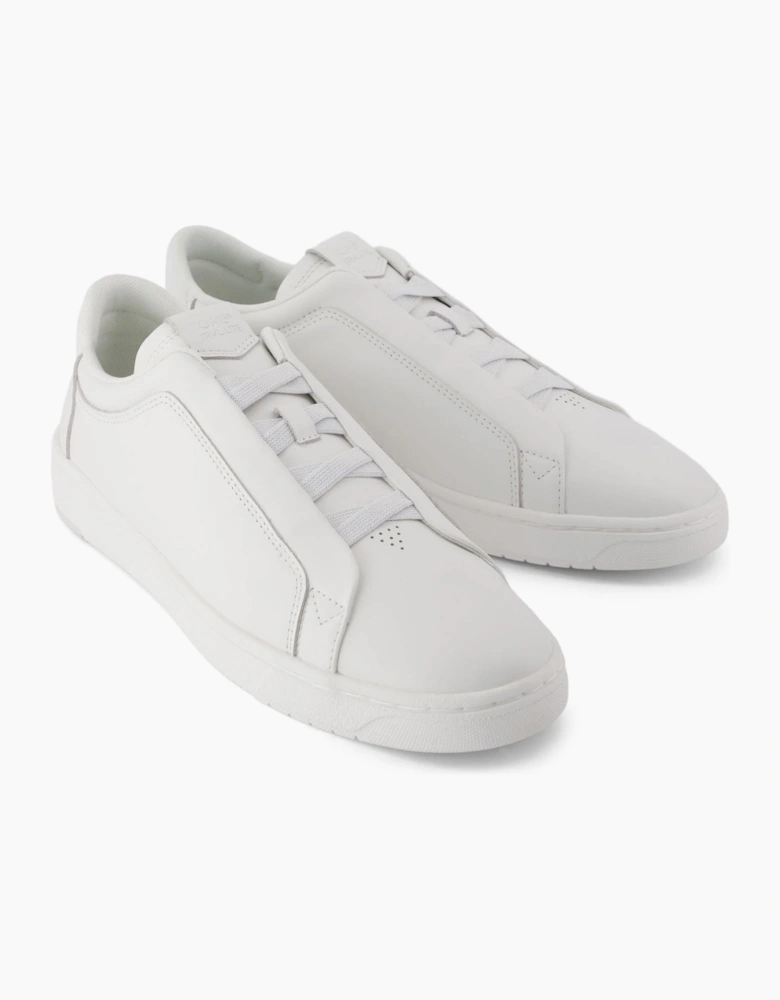 Toms TRVL Lite Miles Slip On Leather Sneaker WHITE