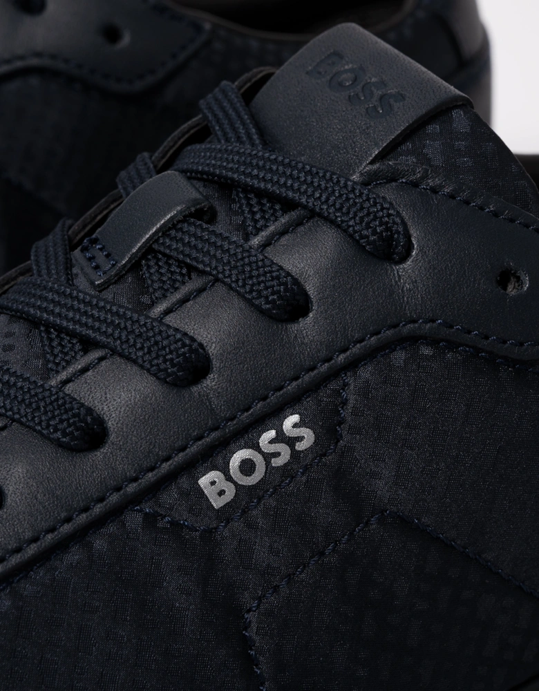 BOSS Orange Vinston_Runn_nymnlt Mens Trainers - Dark Blue 405
