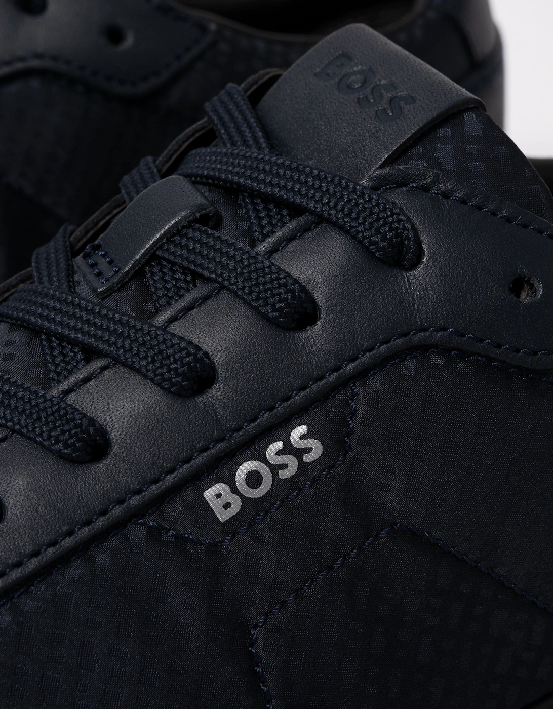 BOSS Orange Vinston_Runn_nymnlt Mens Trainers - Dark Blue 405